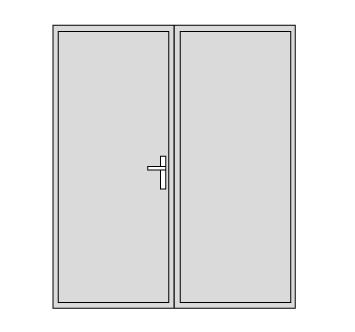 Rubrique Porte_ouverture_Porte deux vantaux egaux_Photo