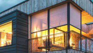 Store vertical Zip Screen - Weisz