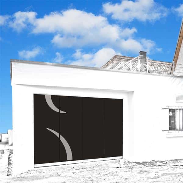PANNEAUX_FINITION LISSE_PORTE_DE_GARAGE_LATERALE_WEISZ_PARIS Choisir le style de panneaux de sa porte de garage : sans motif, décor