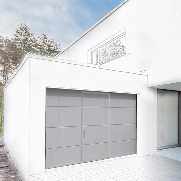 PANNEAUX_NERVURE VERTICALE_PORTE_DE_GARAGE_SECTIONNELLE_WEISZ_PARIS Choisir le style de panneaux de sa porte de garage : nervure verticale
