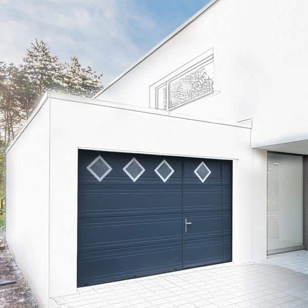 Choisir le style de panneaux de sa porte de garage : nervure régulière