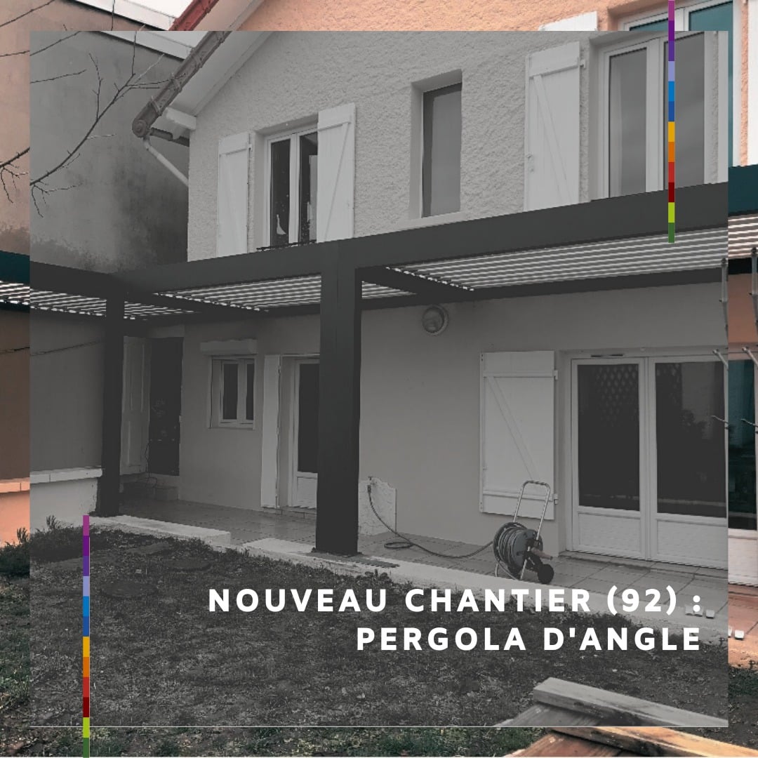 Installation d'une pergola d'angle dans le 92