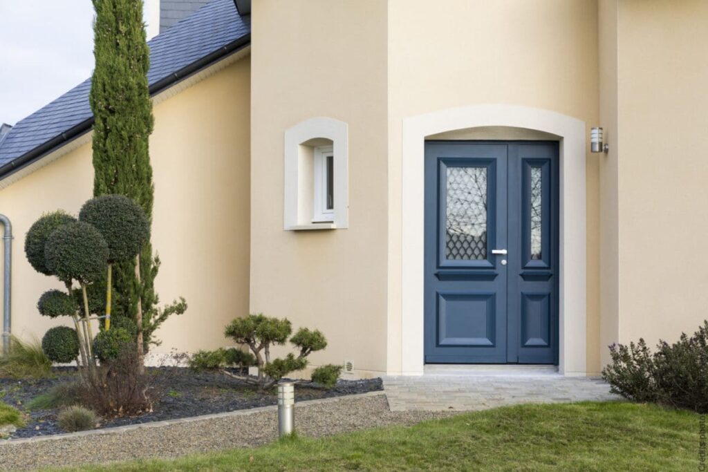 porte-entrée vitrée neo classique -WeISZ ile de France