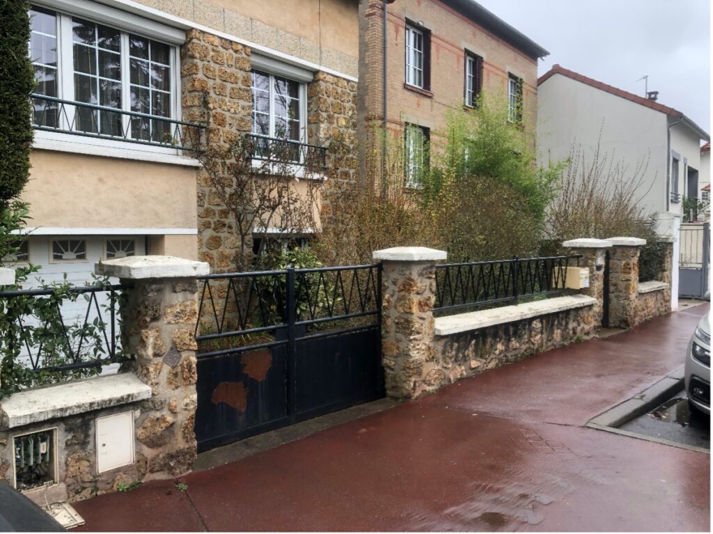 Clamart ancien portail abime avant changement par WEISZ