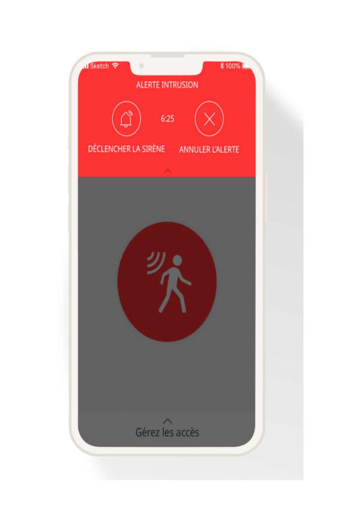 2.Serrure connectée Door-Keeper-Somfy alerte instatané tentative d'intrusion