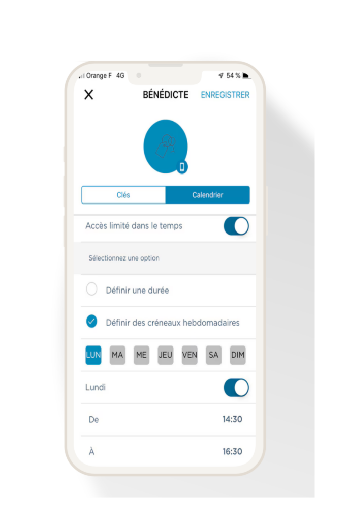 2.Serrure connectée gestion des entrées - weisz