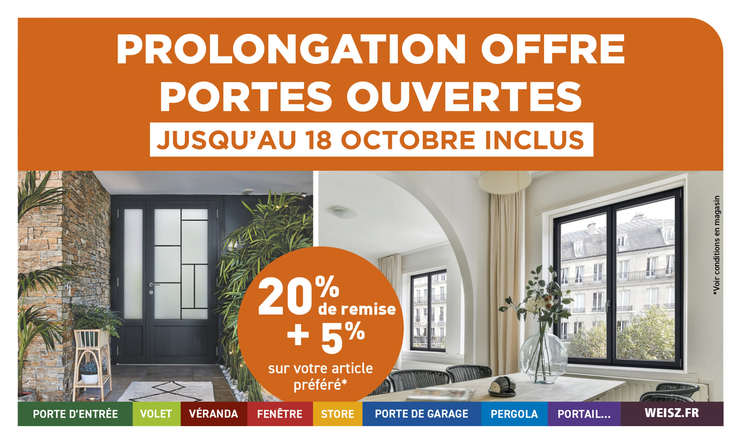 PROLONGATION PORTES OUVERTES