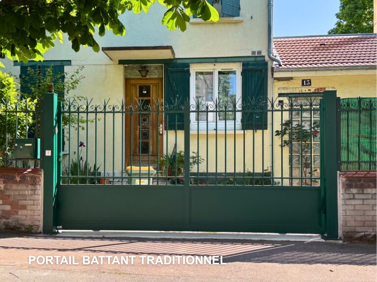 Rénovation portail battant traditionnel-WEISZ