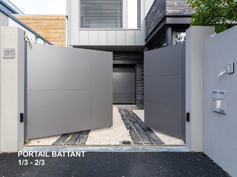 portail battant 1:3 - 2:3 - WEISZ