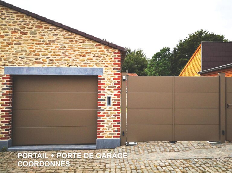 portail et porte de garage coordonnées - WEISz Clamart