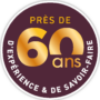logo pres de 60 ans weisz