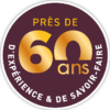 logo pres de 60 ans weisz
