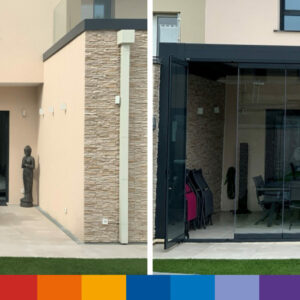 Pergola bioclimatique à Morangis (91)